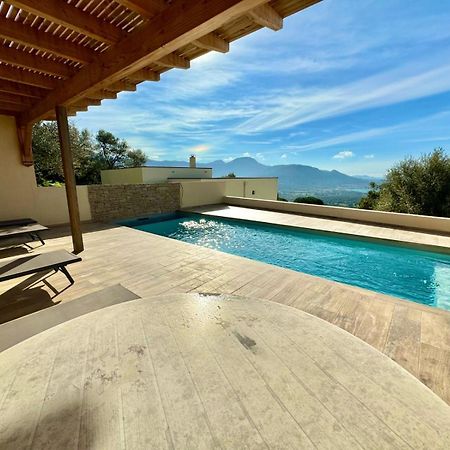Super Villa Moderne Corbara Vue Mer Eksteriør bilde
