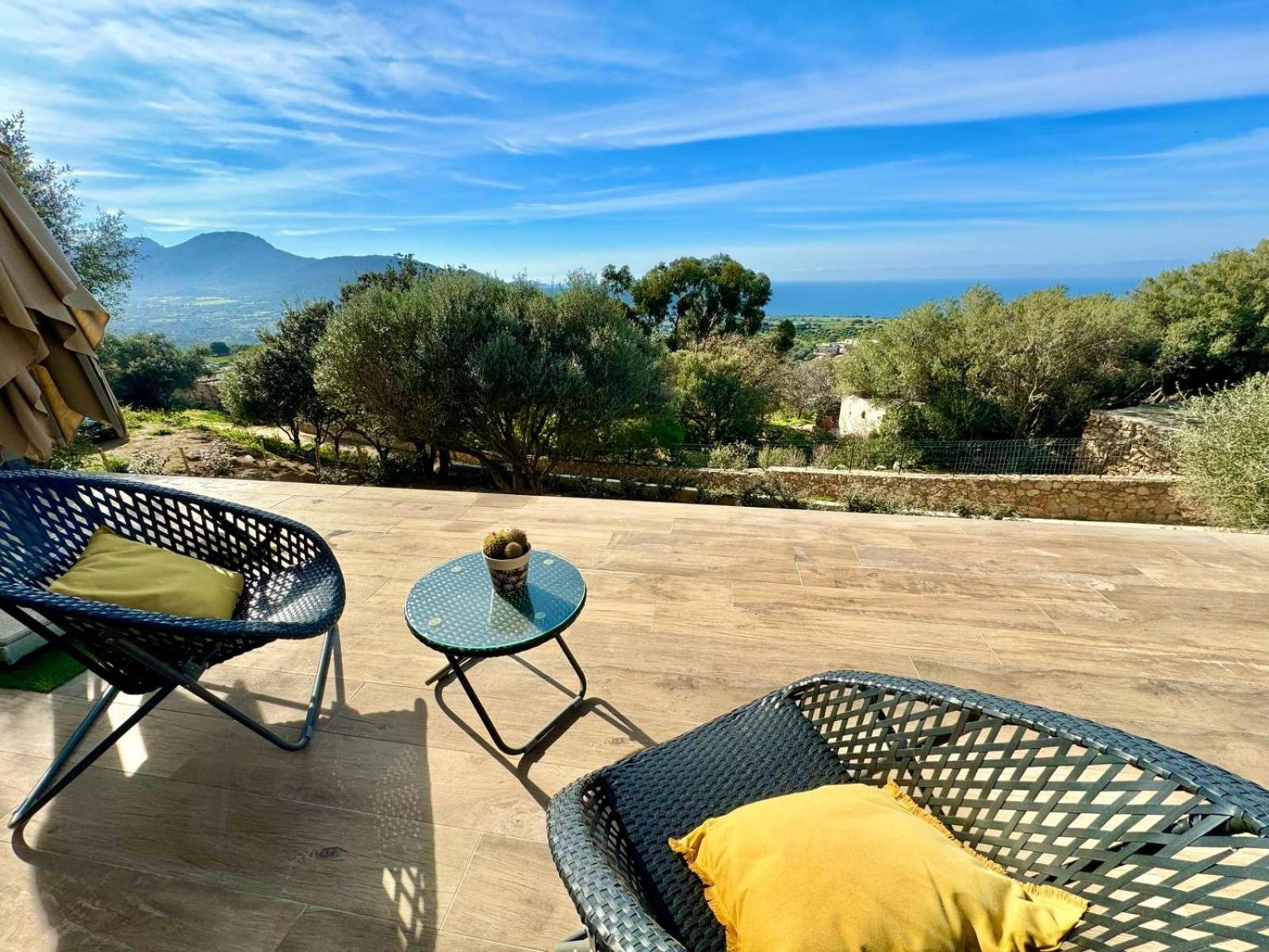 Super Villa Moderne Corbara Vue Mer Eksteriør bilde